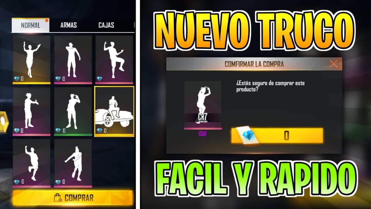 como se pueden conseguir emotes para free fire